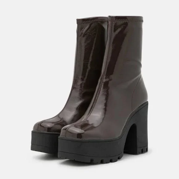 Call It Spring NATHALI Ankle Boots - Dark Brown - Picture 2 of 8